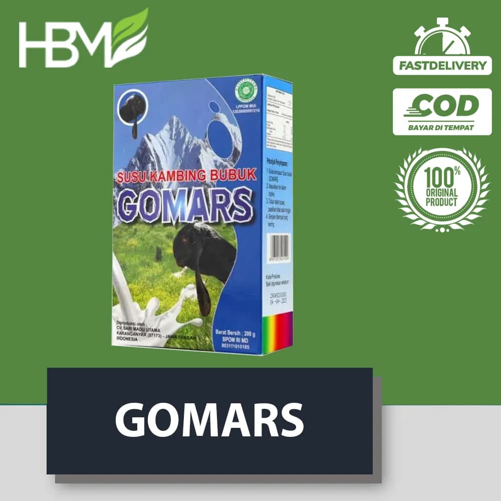 DISTRIBUTOR SUPLIER GROSIR SUSU KAMBING GOMARS 200 GRAM