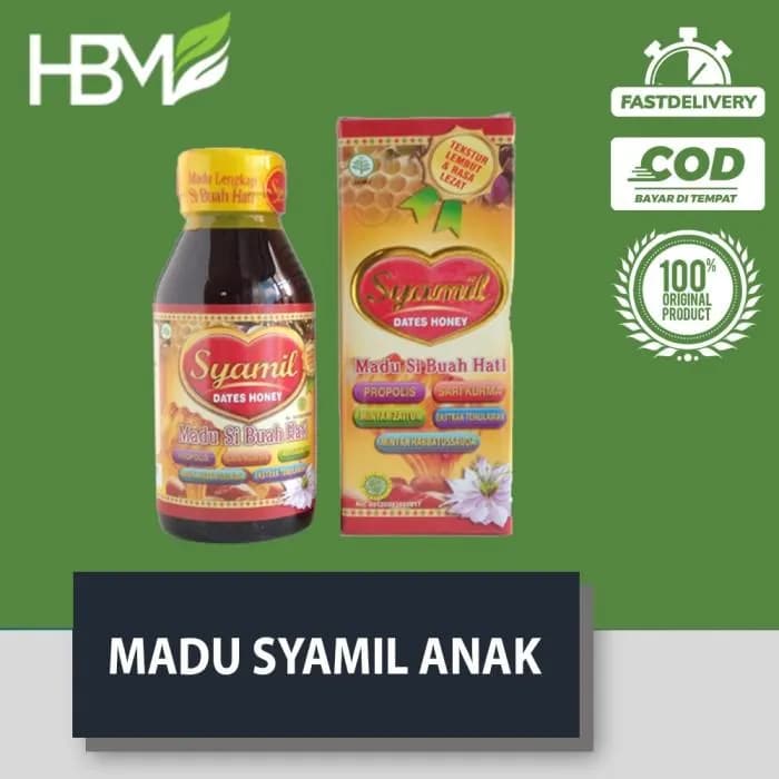 DISTRIBUTOR SUPLIER GROSIR MADU SYAMIL ANAK 120 ML