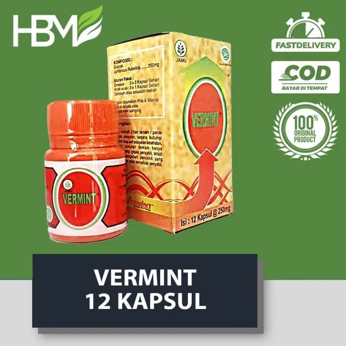 VERMINT 12 KAPSUL OBAT DEMAM TIPES PENURUN PANAS