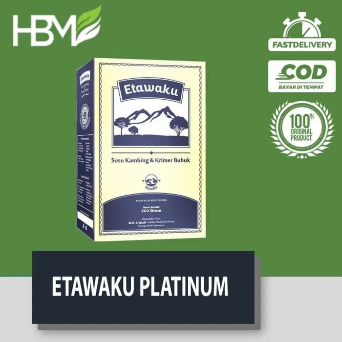DISTRIBUTOR SUPLIER GROSIR SUSU KAMBING ETAWAKU PLATINUM 200 GRAM