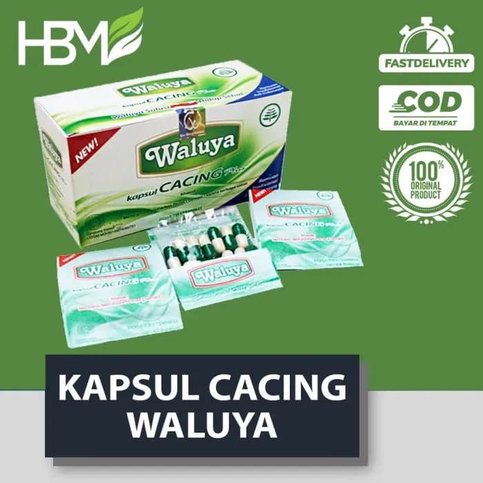 KAPSUL CACING WALUYA OBAT DEMAM TIPES PENURUN PANAS