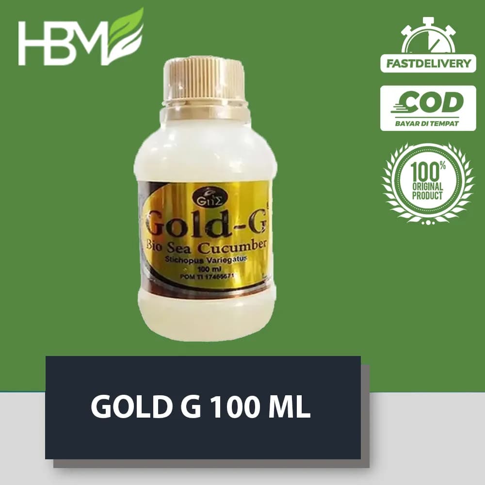 DISTRIBUTOR SUPLIER GROSIR JELLY GAMAT GOLD G BIO SEA CUCUMBER 100 ML