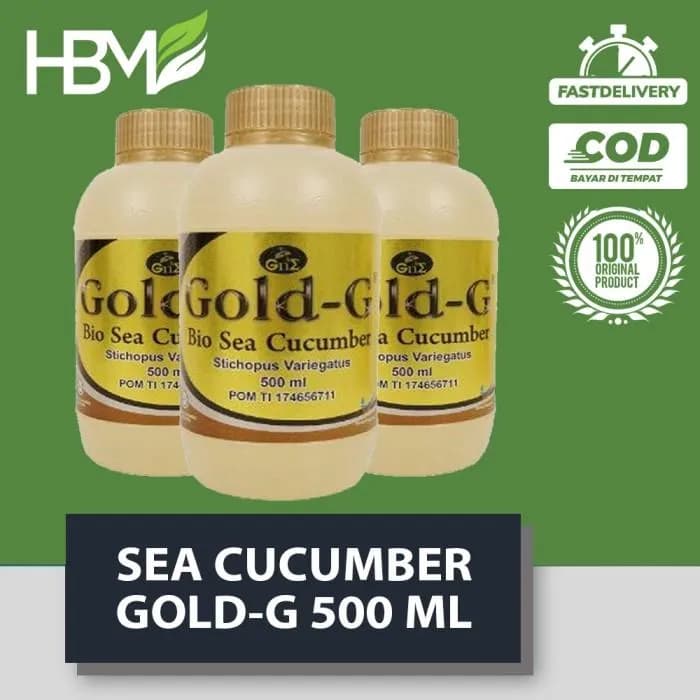 DISTRIBUTOR SUPLIER GROSIR JELLY GAMAT GOLD G BIO SEA CUCUMBER 500 ML